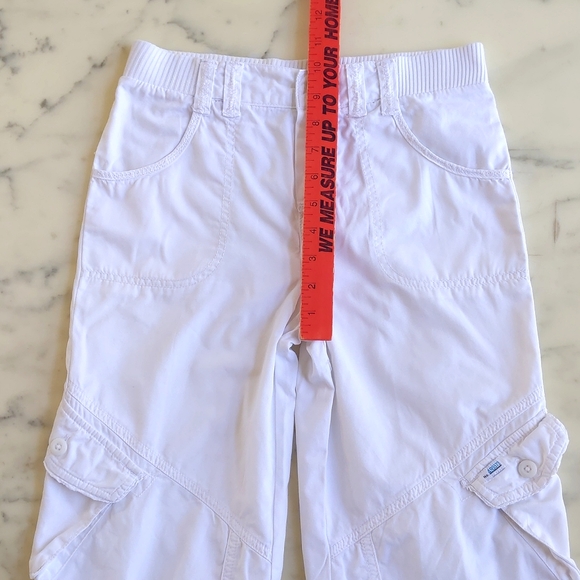 The Children's Place 100% Cotton Cropped Cargo Pant with Adjustable Length. - Picture 4 of 8